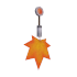 Eco Orange Maple Earrings