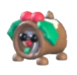 Yule Log Dog