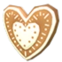 Gingerbread Heart Flying Disc