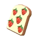 Strawberry Toast Flying Disc