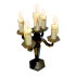 Halloween Black Victorian Candlestick Rattle