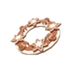 Gingerbread Wreath Flying Disc