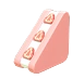 Strawberry Sandwich Chew Toy