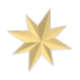 Christmas Star Flying Disc