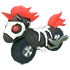 Halloween Black Ponycycle