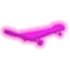 Neon Pink Skateboard