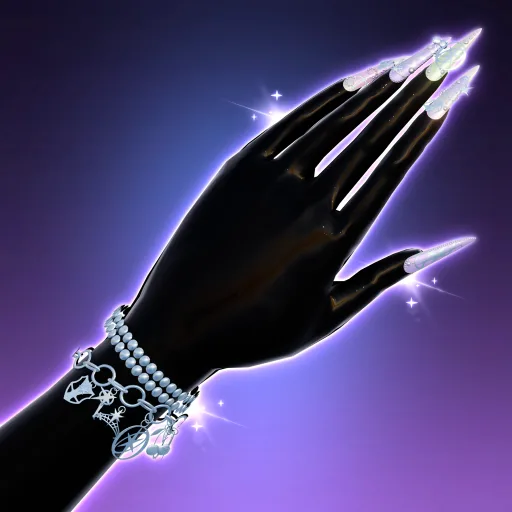 KATSEYE Charm Nails