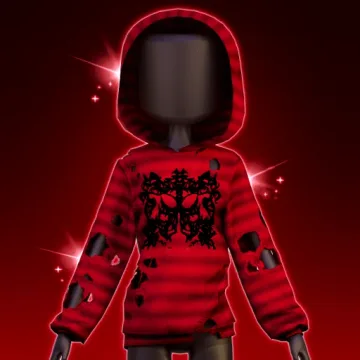 Ripped Graphic Hoodie