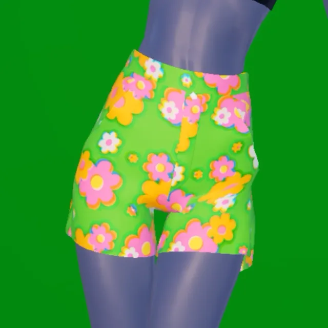 Beach High Waisted Shorts