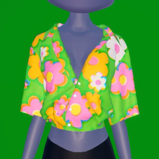 Beach Wrap Blouse