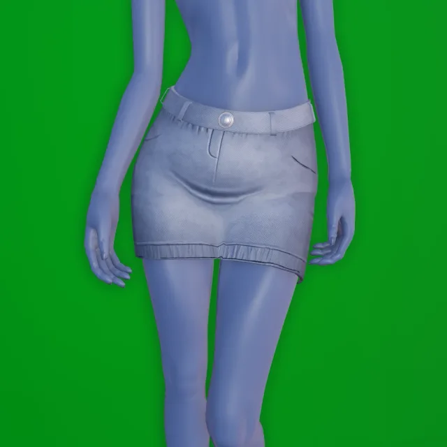 Denim Skirt