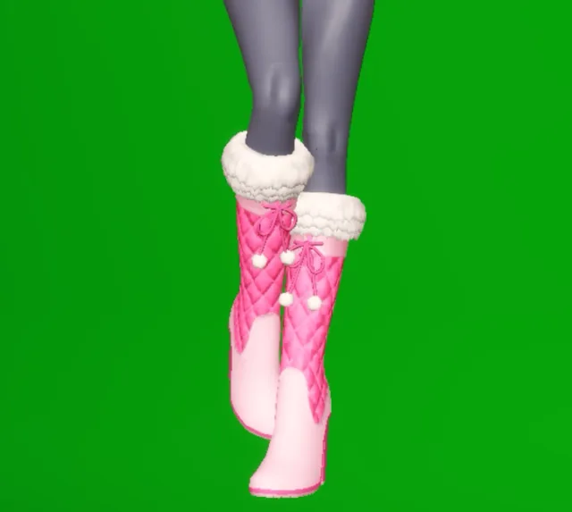 Fluffy Winter Boots