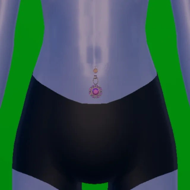 Medallion Navel Piercing