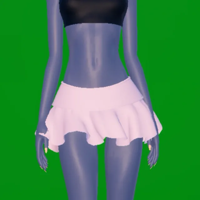 Ruffled Mini Skirt