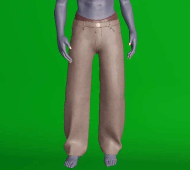 Straight Cut Jeans