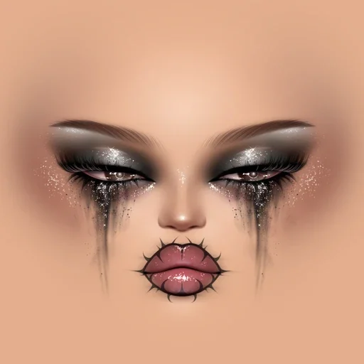 Mystery Models Halloween (Doll 1 Makeup