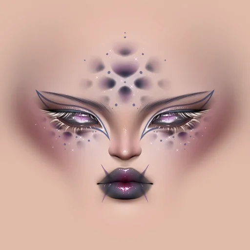 Mystery Models Halloween (Doll 2 Makeup