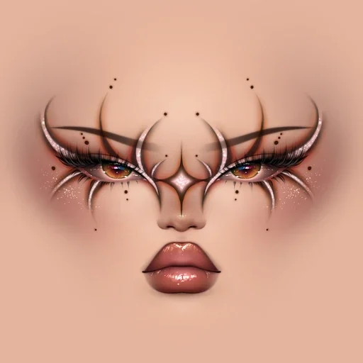 Mystery Models Halloween (Doll 3 Makeup