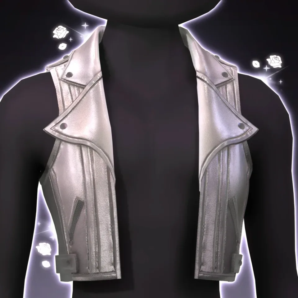 Cropped Leather Vest