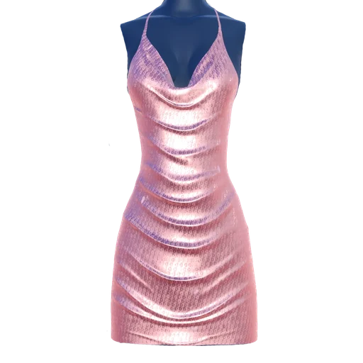 Draped Mini Dress