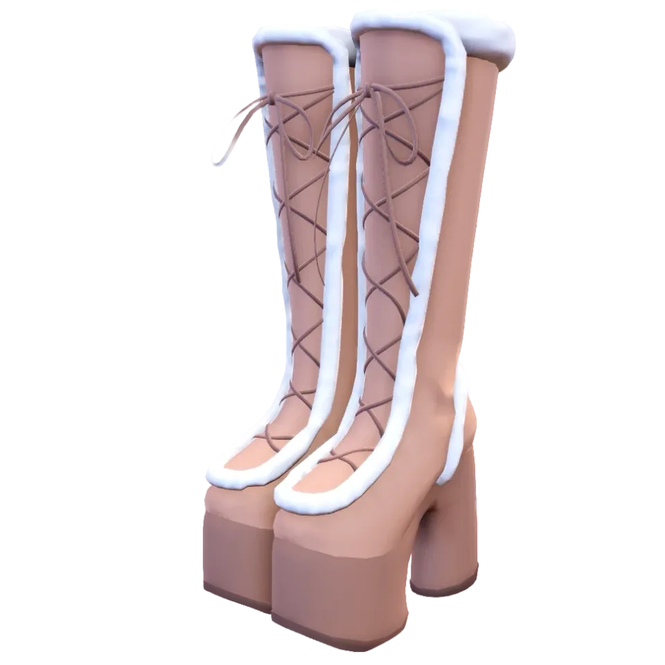 Fur Trim Boots