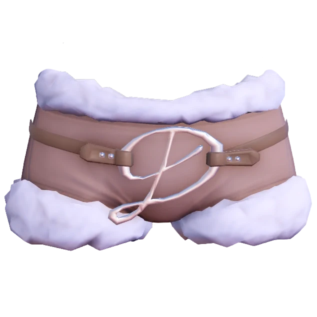 Fur Trim Shorts