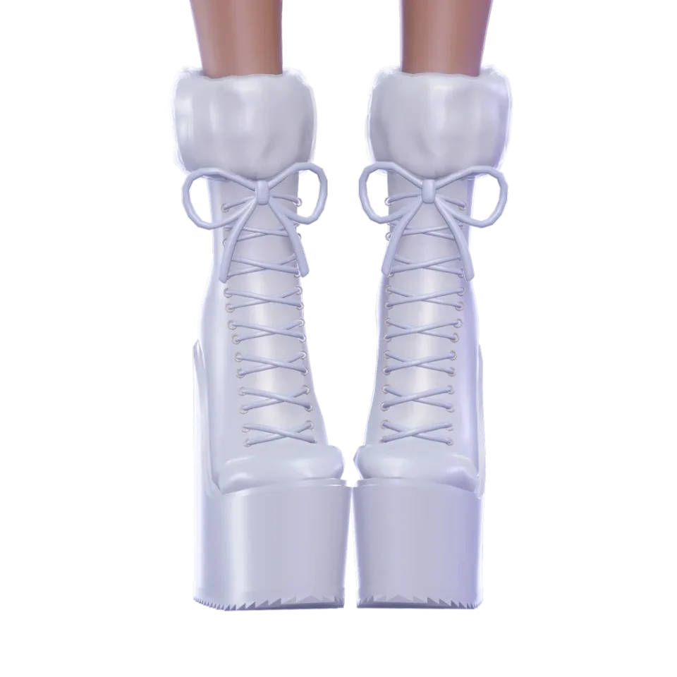 Lace-Up Platform Boots