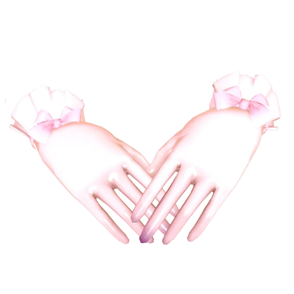 Ruffled Gloves