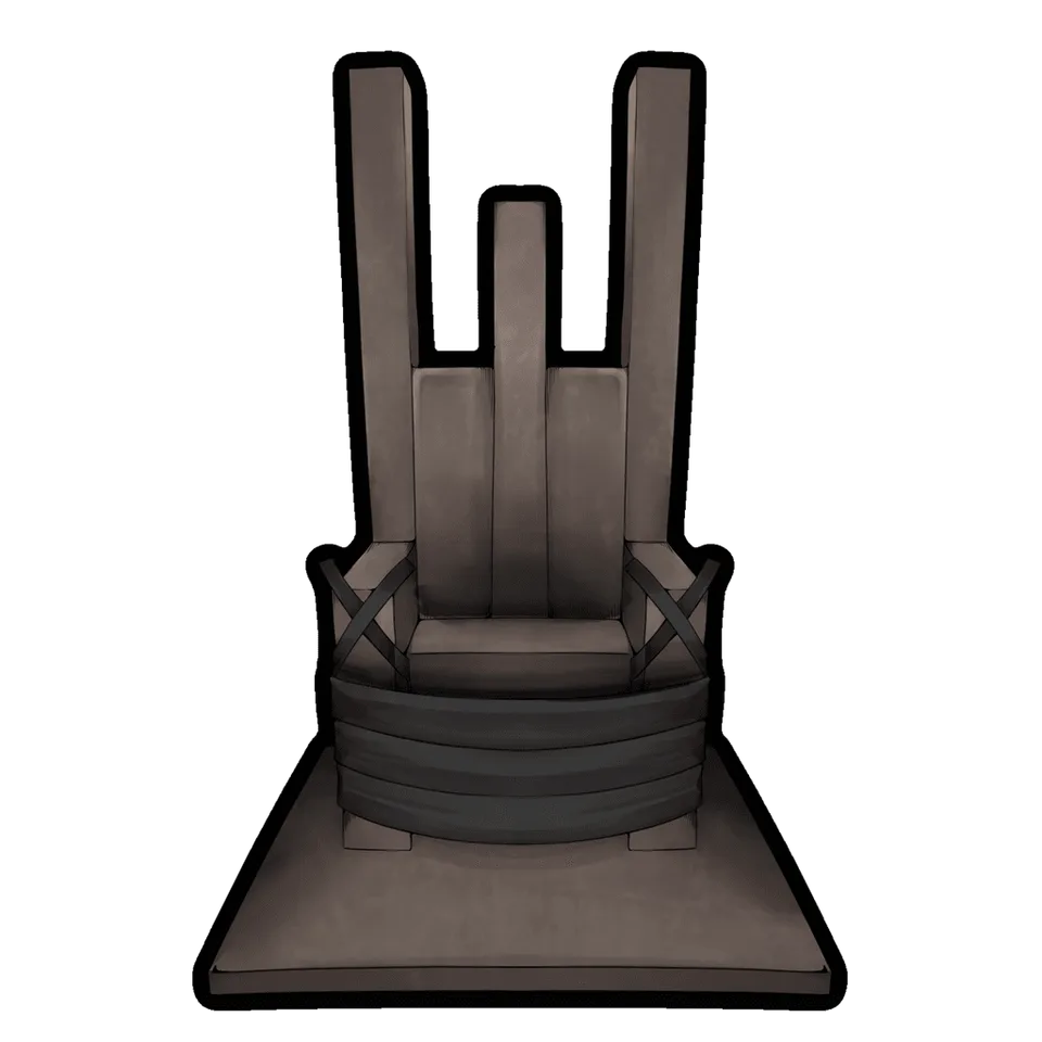 Locked Prison Chair