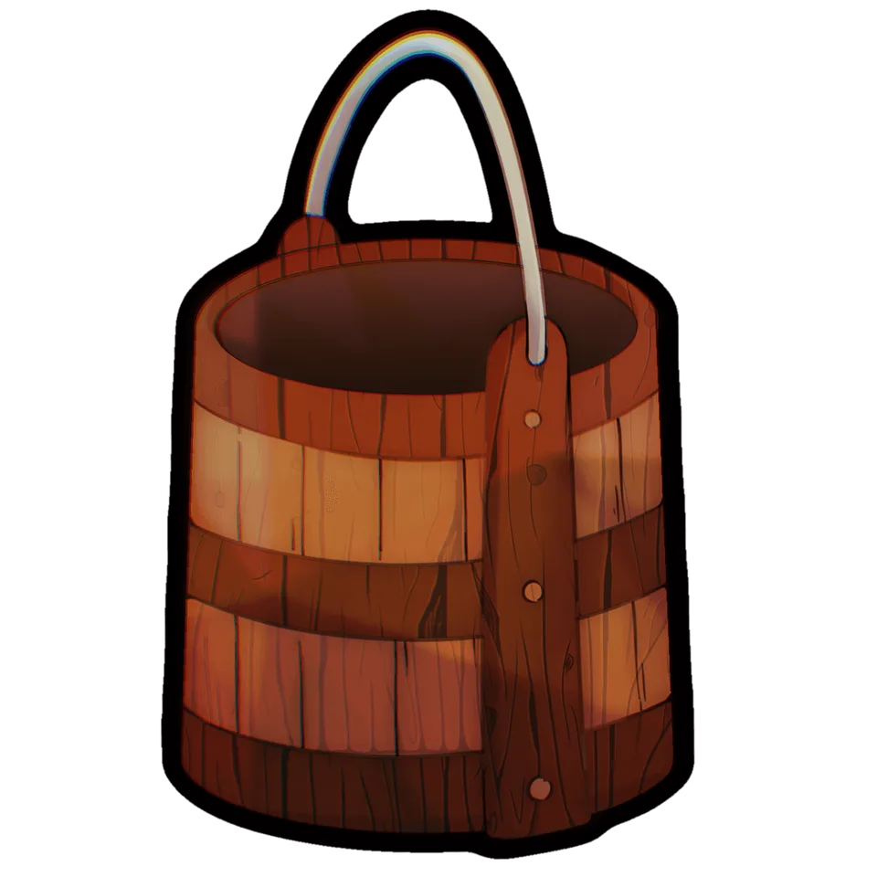 Wooden Bucket