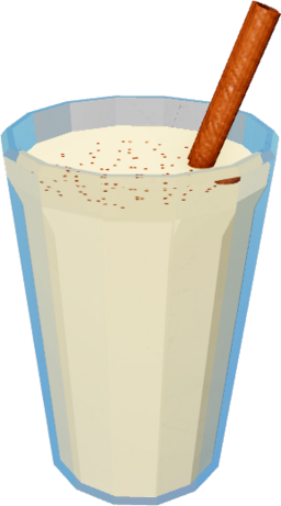 Glass of Eggnog