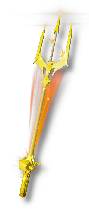 Golden Trident Rod