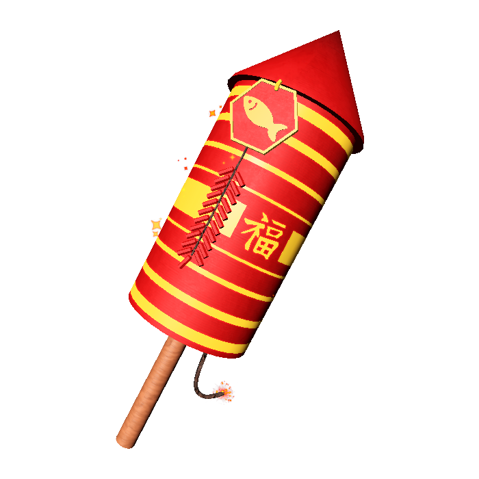 Lunar New Years Rocket