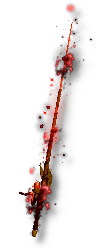 Scarlet Spincaster Rod