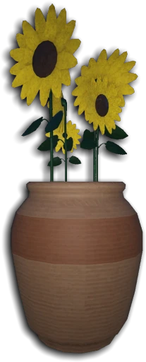 Sunflower Pot