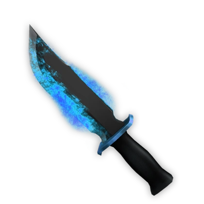 Blue Flaming Knife