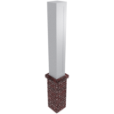 Brick Base Pillar