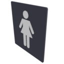 Female Bathroom Sign