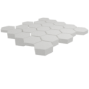 Hexagon Ceiling Pattern