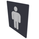 Male Bathroom Sign