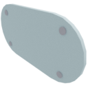 Rounded Glass Sign