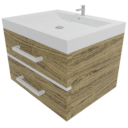 Single Wooden Sink