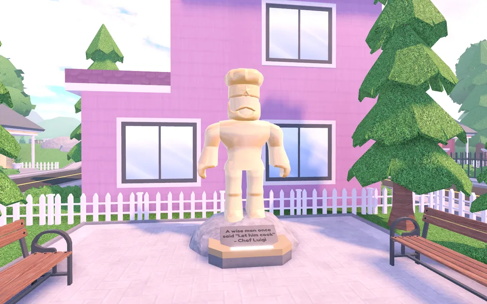 Chef Luigi Statue