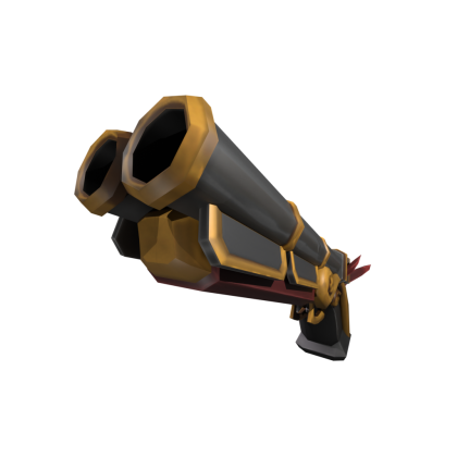 Double Barrel Japanese Gun