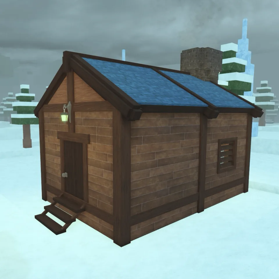 Medium Snow Cabin