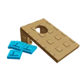 Bean Bag Toss Blue
