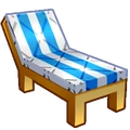 Blue Long Beach Chair