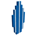 Blue Surf Board