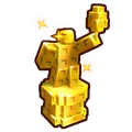 Gold Candy Blossom Statue