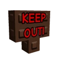 Keep Out Sign
